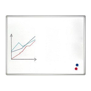 FRANKEN Whiteboard PRO 200,0 x 100,0 cm weiß emaillierter Stahl von FRANKEN