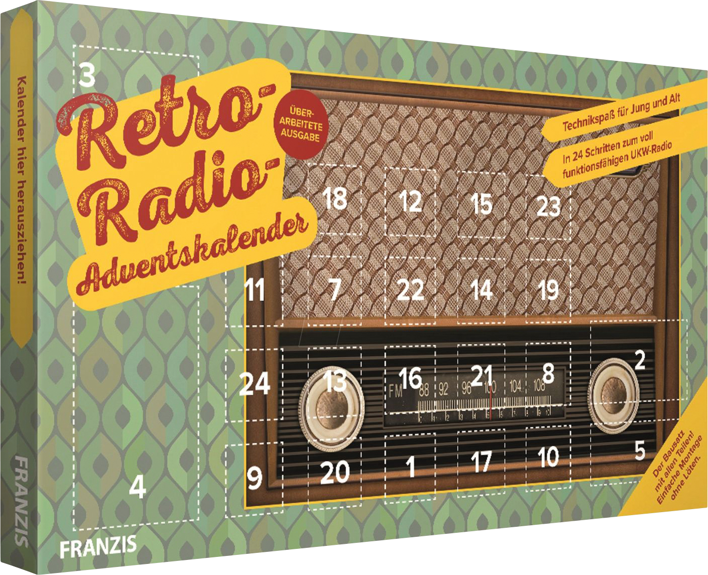 ADV 67106-6 - Adventskalender - Retro-Radio (DE) von FRANZIS-VERLAG