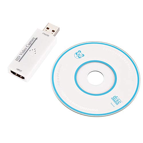 FREDY Mini-Videoaufnahmekarte, USB 2.0, Video- und DVD-Kamera, 1080P HD-Aufnahme von FREDY