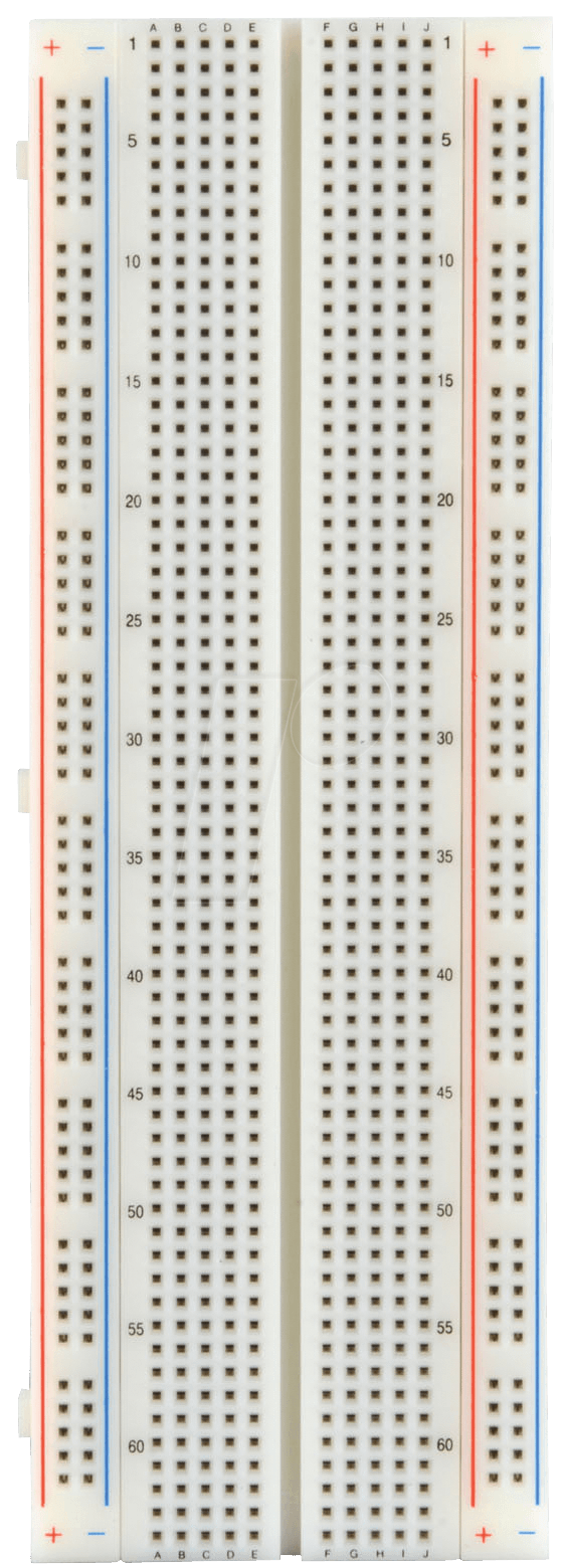 STECKBOARD 1K2V - Experimentier-Steckboard 640/200 Kontakte von FREI