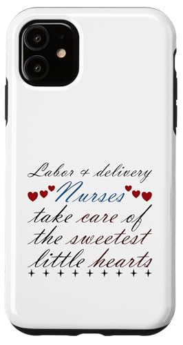 Labor & Delivery Nurses Take Care Of Sweetest Little Hearts Hülle für iPhone 11 von FRESAN Caring Hearts NICU Nurse Newborn Baby