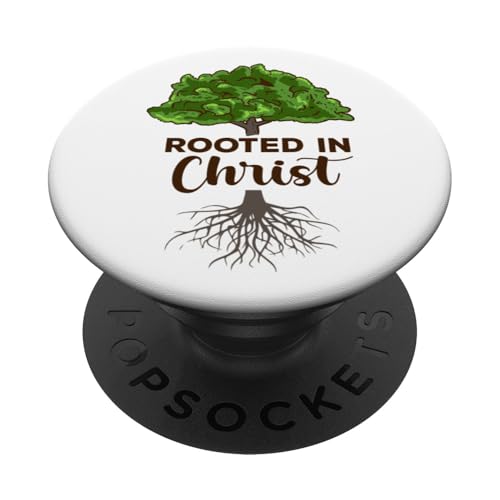 Rooted In Christ Theology Jesus Christus Christian Faith PopSockets Klebender PopGrip von FRESAN Christian Quotes Christianity God Jesus