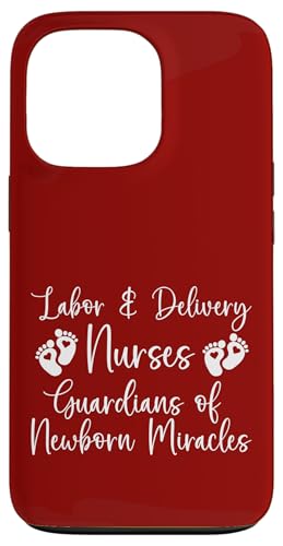 Wehen- und Entbindungskrankenschwestern Guardians of Newborn Miracles Babies Hülle für iPhone 13 Pro von FRESAN Cute Caring Hearts NICU Nurse Newborn Baby