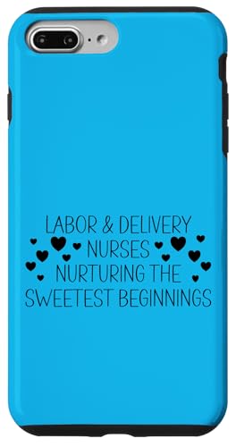 Wehen- und Entbindungskrankenschwestern fördern die süßesten Anfänge Hülle für iPhone 7 Plus/8 Plus von FRESAN Cute Caring Hearts NICU Nurse Newborn Baby