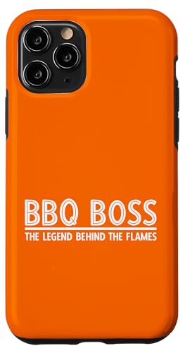 BBQ Boss Die Legende hinter den Flammen Barbecue Smoker Dad Hülle für iPhone 11 Pro von FRESAN Funny Grill Master Dad BBQ Father's Day