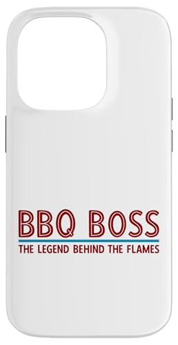 BBQ Boss Die Legende hinter den Flammen Barbecue Smoker Dad Hülle für iPhone 14 Pro von FRESAN Funny Grill Master Dad BBQ Father's Day