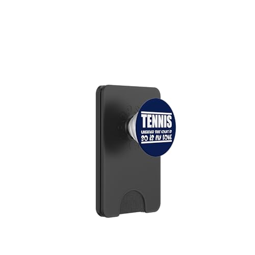 Tennis Wo auch immer dieser Platz ist, auch meine Liebe Tennisliebhaber PopSockets PopWallet für MagSafe von FRESAN Funny Tennis Player Trainer Sport Fan Game