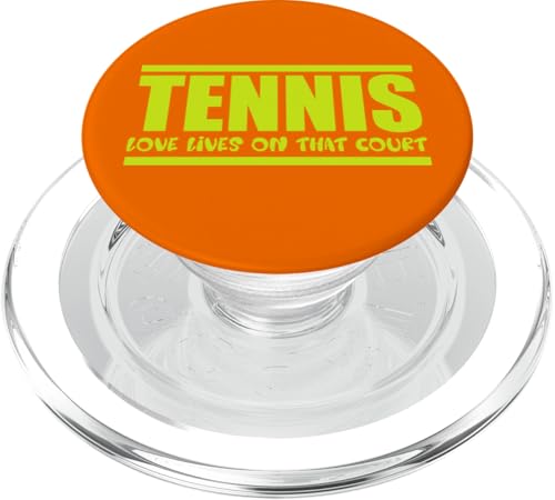 Tennisliebe lebt auf diesem Platz Der Lebensstil von Tennisliebhabern PopSockets PopGrip für MagSafe von FRESAN Funny Tennis Player Trainer Sport Fan Game