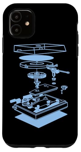 Hülle für iPhone 11 Plattenspieler Musik Drehteller Schematische Diagramm DJ von FRESAN Musician Dj Turntable Schematic Diagram