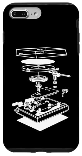 Hülle für iPhone 7 Plus/8 Plus Plattenspieler Musik Drehteller Schematische Diagramm DJ von FRESAN Musician Dj Turntable Schematic Diagram