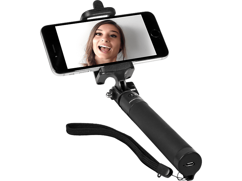 FRESH N REBEL 5SS110BL Selfie Stick, Schwarz von FRESH N REBEL