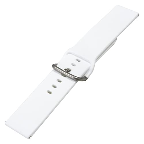 FRIENDLY LICENSE - Armband kompatibel mit Amazfit - Hergestellt aus robustem Silikon - Weiß - Schützt Ihr Gerät - Länge 22 cm - Ersatz für Smart-Armband von FRIENDLY LICENSE