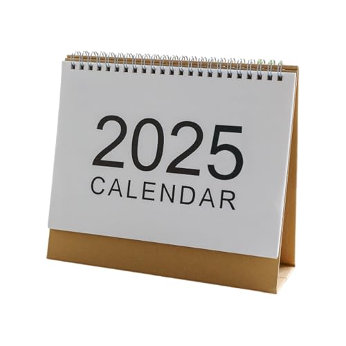 2025 Tischkalender Kleiner Jahreskalender Einfacher Tischkalender Stehkalender Bürokalender Taschenkalender von FROMCEO