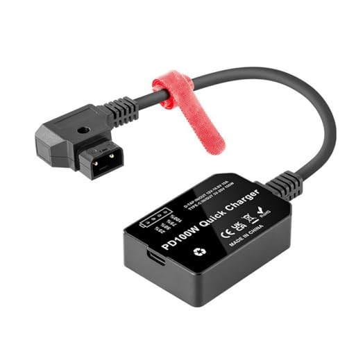 FROMCEO V Mount Akku Ladekabel PD100W Schnellladung D-TAP auf USB C Adapter Effiziente Stromversorgung Für Verschiedene Geräte von FROMCEO