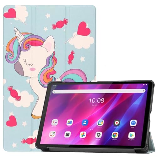 FTRONGRT Hülle für Samsung Galaxy Tab S10 FE, Ultradünne, Exquisite Erscheinung, mit Standfunction Schutzhülle für Samsung Galaxy Tab S10 FE Tablette - Einhorn von FTRONGRT