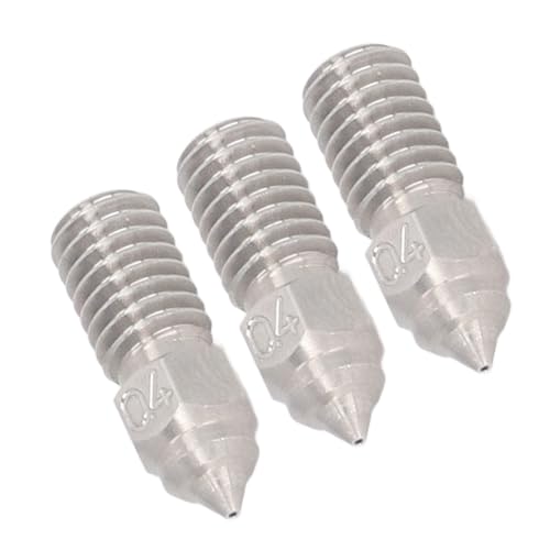 0,4 Mm Edelstahl -Düsen -Kit für 4 4pro, Kompatibilität von Breitenmaterialien, 3D -Düse, PLA ABS TPU PETG 0,4 Mm Edelstahl -Düsen -Kit für 4 4pro, Kompatibilität von Breitenmaterialien, 3D -Düse, PLA ABS TPU PETG von FTVOGUE