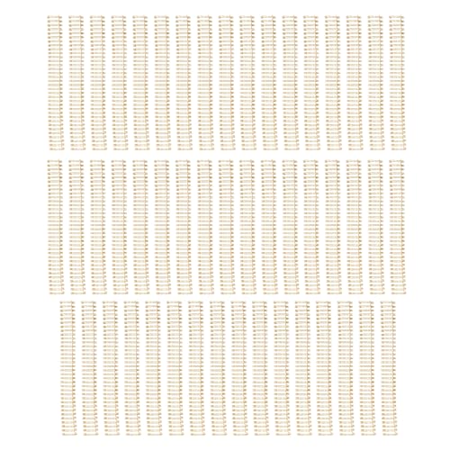 Doppelschlaufen-Drahtbinderücken, 50 Packungen, A4-Papierformat, 180 Blatt Kapazität, 3/4 Zoll Durchmesser, Drahtbinderinge (GOLD) von FTVOGUE