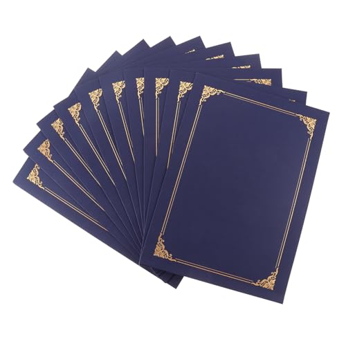FUNNETOYU 10Stücke Zertifikatsinhaber Dekorative Umschläge Für Urkunden Papierdiplomhalter Leere Goldene Umschläge Für Ehrenzertifikate Vertrags Und Urkundenabdeckung FUNNETOYU 10Stücke Zertifikatsinhaber Dekorative Umschläge Für Urkunden Papierdiplomhalter Leere Goldene Umschläge Für Ehrenzertifikate Vertrags Und Urkundenabdeckung von FUNNETOYU