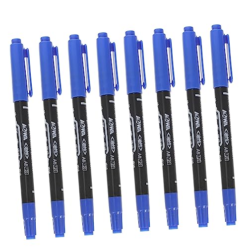 FUNNETOYU 20 Stück doppelseitiger Markierungsstift bürogadges skizzen Öliger Malmarker Doppelseitiger Marker Markierungen feiner Punkt Doppelendmarkierung Skizze Markierungsstift Blue FUNNETOYU 20 Stück doppelseitiger Markierungsstift bürogadges skizzen Öliger Malmarker Doppelseitiger Marker Markierungen feiner Punkt Doppelendmarkierung Skizze Markierungsstift Blue von FUNNETOYU