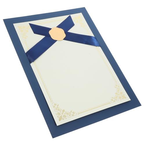 FUNNETOYU Urkundenumschlag Abschlussgeldhalter Andenken Abdeckung Inhaber Registrierung Diplomumschlag in Papierform Dokument deckt Papier ab Zertifikatshülle aus Papier Urkundenhüllen Navy FUNNETOYU Urkundenumschlag Abschlussgeldhalter Andenken Abdeckung Inhaber Registrierung Diplomumschlag in Papierform Dokument deckt Papier ab Zertifikatshülle aus Papier Urkundenhüllen Navy von FUNNETOYU