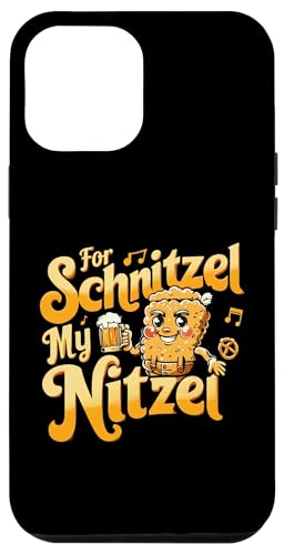 Hülle für iPhone 12 Pro Max Für Schnitzel My Nitzel Lustiges Oktoberfest Spruch Spruch Zitat Witz von FUNNY OKTOBERFEST PRODUCTS