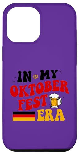 Hülle für iPhone 14 Plus In My Oktoberfest Era Lustiges Retro Hippy Vintage Groovy Beer von FUNNY OKTOBERFEST PRODUCTS