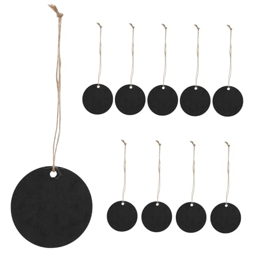 FUNOMOCYA 10 Stück kleiner Tafelanhänger Mini-Tafeln runde Nachricht lustig löschbar Schüttgut dekoration bastelmaterial für Etikett decor Wohnaccessoire Message Board Hölzern Black FUNOMOCYA 10 Stück kleiner Tafelanhänger Mini-Tafeln runde Nachricht lustig löschbar Schüttgut dekoration bastelmaterial für Etikett decor Wohnaccessoire Message Board Hölzern Black von FUNOMOCYA