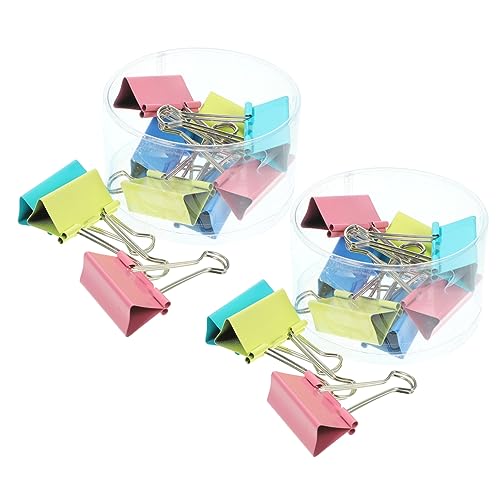 FUNOMOCYA 24 Stück Clips Großer Ordner Schwer Tragbar Große Für Papier Büro Farbig Jumbo Mittel Lange Schwanzklammern Heftklammern Groß Sortiert Extra Größe Schule Rostfreier Stahl FUNOMOCYA 24 Stück Clips Großer Ordner Schwer Tragbar Große Für Papier Büro Farbig Jumbo Mittel Lange Schwanzklammern Heftklammern Groß Sortiert Extra Größe Schule Rostfreier Stahl von FUNOMOCYA