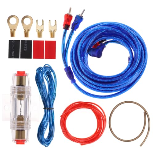 FUNOMOCYA 8GA 2000W Auto Verstärker Kabelsatz Reines Mischfarben Hochwertiges Stromkabel Für Auto Audio Systeme Car Accessories Amplifier Cable Kit von FUNOMOCYA