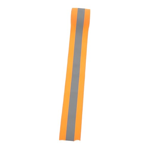 FUNOMOCYA Reflektierendes Gurtband Reflektierender Aufnäher Reflektierende Flecken Reflektierender Sicherheitsstreifen Sicherheitstuch Warnweste Reflektierendes Gewebeband Orange Polyester von FUNOMOCYA