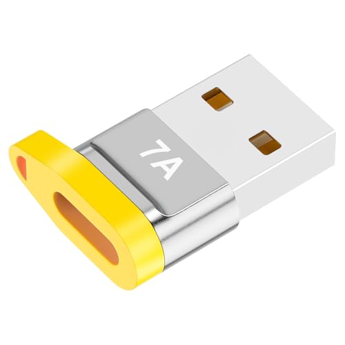 FUXIU Kleiner USB-A-auf-USB-C-Ladeadapter, USB-auf-USB-C-Adapter, einfacher Anschluss für Kameras und Kopfhörer von FUXIU