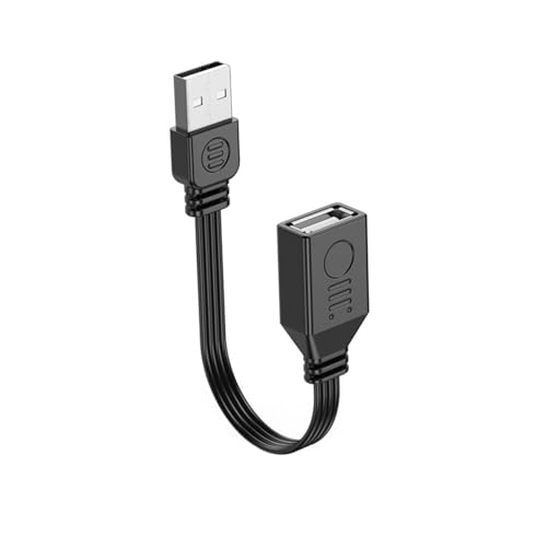 USB 2.0 Extender USB Verlängerungskabel 480Mbps Datenübertragung für USB-Kartenleser USB-Tastatur USB-Drucker gebogener Stecker von FUXIU