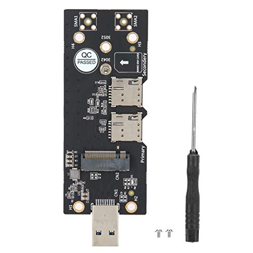 M.2 Key B auf USB 3.0-Adapterkarte mit Dual-SIM-Steckplatz für Desktop oder Laptop – verbesserte Leistung, für GSM, GPRS, 3G, CDMA, WLAN von FUZHUI