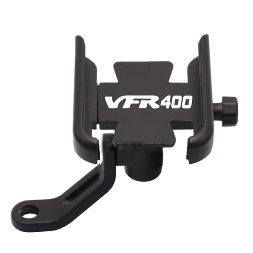 FXNIPXKQ Für VFR400 VFR 400 Motorradzubehör Lenker Rückfahr Handyhalter GPS Ständer Halterung Motorradzubehör(Black,Mirror Holder) von FXNIPXKQ