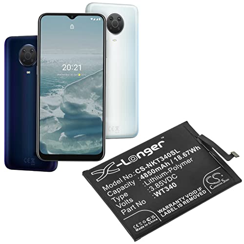 Cameron Sino Ersatz Akku für Nokia CN110, G10, G20, TA-1338 PN:Nokia WT340 4850mAh / 18.67Wh von FYIOGXG