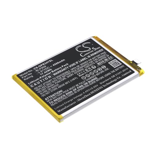 Ersatz Akku für 9, 9 5G 2022, RMX3474 PN: BLP909 4500mAh / 17.42Wh von FYIOGXG