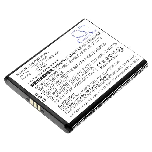 Ersatz Akku für D-Link DWR-930M PN:D-Link 1ICP7/54/65 3000mAh / 11.1Wh Ersatz Akku für D-Link DWR-930M PN:D-Link 1ICP7/54/65 3000mAh / 11.1Wh von FYIOGXG