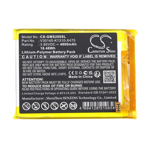 Ersatz Akku für GS290 PN: V30145-K1310-X475 4800mAh / 18.48Wh Ersatz Akku für GS290 PN: V30145-K1310-X475 4800mAh / 18.48Wh von FYIOGXG