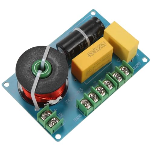 FYOBOT 200 W 3-Wege-Hochlautsprecher-Frequenzteiler, Audio-Splitter-Filterplatine für Heimkino-DIY-Lautsprecher-Crossover von FYOBOT