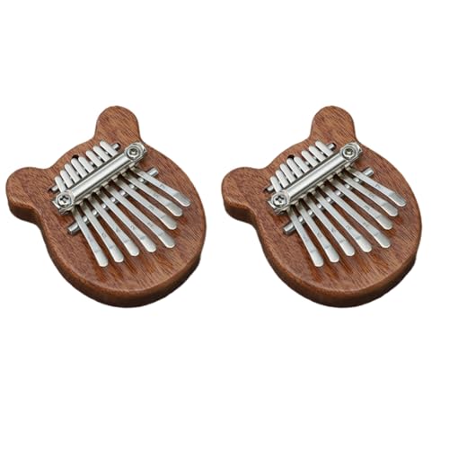 FYOBOT Mini-Kalimba, Mini-Daumenklavier, 8-Ton, Tragbares Fingerklavierinstrument für Anfänger, A von FYOBOT