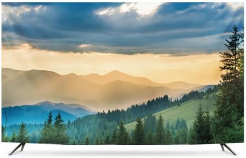 TV-Abdeckungen, TV-Staubtuch, 81,3 - 147 cm (50 Zoll), farbenfroher Maldruck, TV-Displayschutzfolien, TV-Kunstwerk-Displayschutz für Universal-Fernseher für LCD-, LED-Plasma, zum Aufhängen, gebogen, von FZKun
