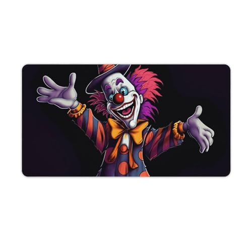 Großes erweitertes Computer-Maus-Mauspad für den Schreibtisch, Gummiunterseite, niedlicher Cartoon-Clown-Tastatur-Pad, rutschfeste Schreibtischunterlage, Laptop-Schreibtischunterlage für Gaming, Büro Großes erweitertes Computer-Maus-Mauspad für den Schreibtisch, Gummiunterseite, niedlicher Cartoon-Clown-Tastatur-Pad, rutschfeste Schreibtischunterlage, Laptop-Schreibtischunterlage für Gaming, Büro von FZQVSGW