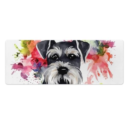 Großes erweitertes Computer-Mauspad für Schreibtisch, Gummiunterseite, Schnauzer-Tastatur-Pad, rutschfeste Schreibtischunterlage, Laptop-Schreibtischunterlage für Gaming, Büro, Arbeit, Zuhause, 30 x Großes erweitertes Computer-Mauspad für Schreibtisch, Gummiunterseite, Schnauzer-Tastatur-Pad, rutschfeste Schreibtischunterlage, Laptop-Schreibtischunterlage für Gaming, Büro, Arbeit, Zuhause, 30 x von FZQVSGW