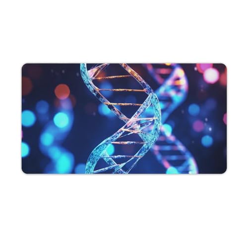 Großes erweitertes Computer-Mauspad für den Schreibtisch, Gummiunterseite, DNA, genetische Helix-Tastaturunterlage, rutschfeste Schreibtischunterlage, Laptop-Schreibtischunterlage für Gaming, Büro Großes erweitertes Computer-Mauspad für den Schreibtisch, Gummiunterseite, DNA, genetische Helix-Tastaturunterlage, rutschfeste Schreibtischunterlage, Laptop-Schreibtischunterlage für Gaming, Büro von FZQVSGW