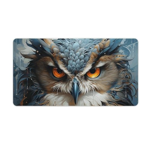 Großes erweitertes Computer-Mauspad für den Schreibtisch, Gummiunterseite, Eule, Tastaturunterlage, rutschfeste Schreibtischunterlage, Laptop-Schreibtischunterlage für Gaming, Büro, Arbeit, Zuhause Großes erweitertes Computer-Mauspad für den Schreibtisch, Gummiunterseite, Eule, Tastaturunterlage, rutschfeste Schreibtischunterlage, Laptop-Schreibtischunterlage für Gaming, Büro, Arbeit, Zuhause von FZQVSGW