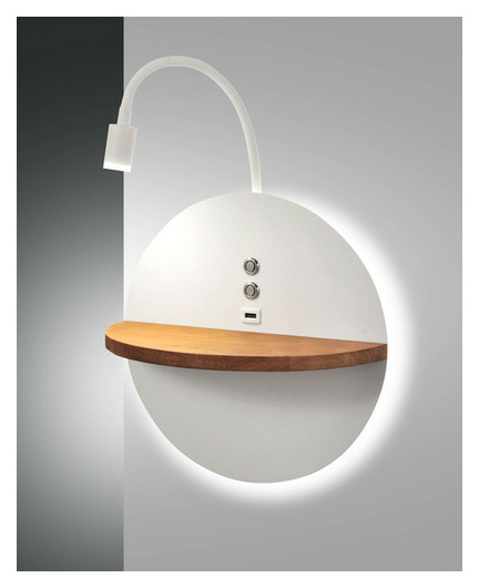 Fabas Luce 3717-20-102 LED Wandleuchte holz/ws. von Fabas Luce