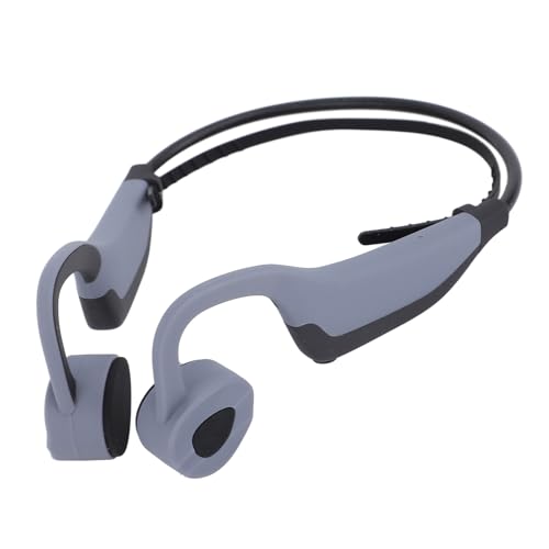 Knochenleitungskopfhörer, Schwimmkopfhörer Unter Wasser, IPX8 Wasserdichter -Kopfhörer mit Offenem Ohr und 16 G MP3-Speicher Zum Schwimmen, Laufen, Radfahren (Gray) von Fabater