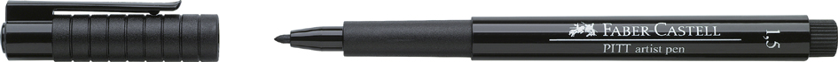 FABER-CASTELL Tuschestift PITT artist pen, schwarz von Faber-Castell