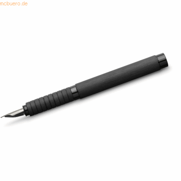 Faber Castell Füller Essentio Aluminium F Schwarz von Faber Castell