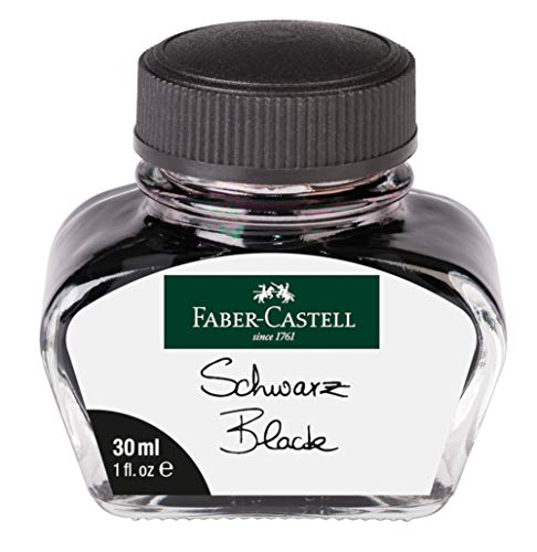 Faber-Castell Tintenglas Tintenfass (Schwarz, 30ml) von Faber-Castell